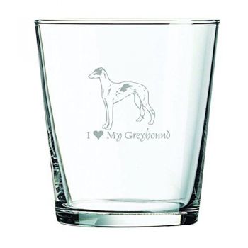 13 oz Cocktail Glass  - I Love My Greyhound