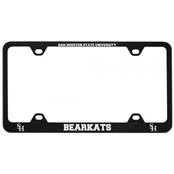 Stainless Steel License Plate Frame - Sam Houston State Bearkats 