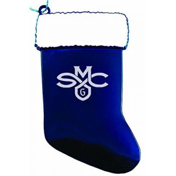 Pewter Stocking Christmas Ornament - St. Mary's Gaels