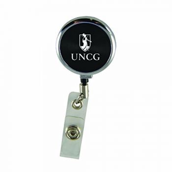 Retractable ID Badge Reel - UNC Greensboro Spartans