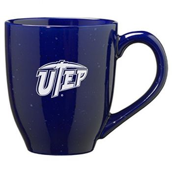 16 oz Ceramic Coffee Mug with Handle - UTEP Miners