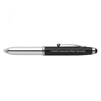 3 in 1 Combo Ballpoint Pen, LED Flashlight & Stylus - Central Connecticut Blue Devils