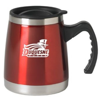 16 oz Stainless Steel Coffee Tumbler - Duquesne Dukes