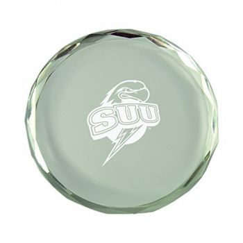 Crystal Paper Weight - Southern Utah Thunderbirds