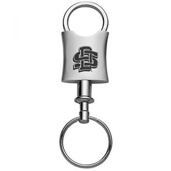 Tapered Detachable Valet Keychain Fob - South Dakota State Jackrabbits