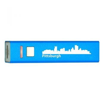 Quick Charge Portable Power Bank 2600 mAh - Pittsburgh City Skyline