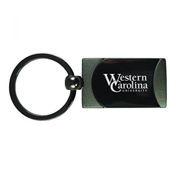 Heavy Duty Gunmetal Keychain - Western Carolina Catamounts