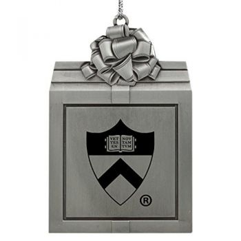 Pewter Gift Box Ornament - Princeton University