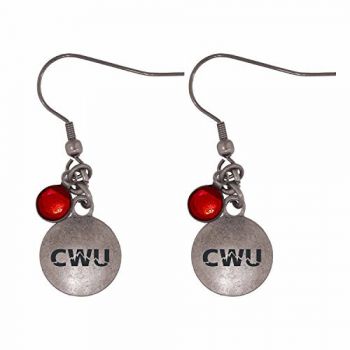 NCAA Charm Earrings - Central Washington Wildcats
