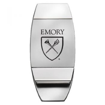 Stainless Steel Money Clip - Emory Eagles