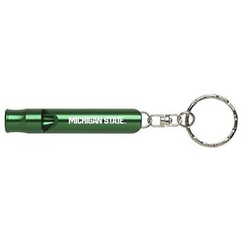 Emergency Whistle Keychain - Michigan State Spartans