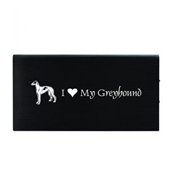 Quick Charge Portable Power Bank 8000 mAh  - I Love My Greyhound