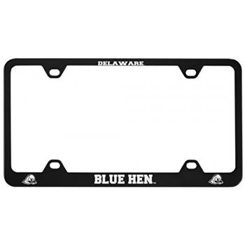 Stainless Steel License Plate Frame - Delaware Blue Hens