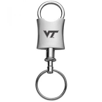 Tapered Detachable Valet Keychain Fob - Virginia Tech Hokies