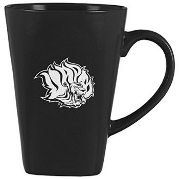 14 oz Square Ceramic Coffee Mug - Arkansas Pine Bluff Golden Lions