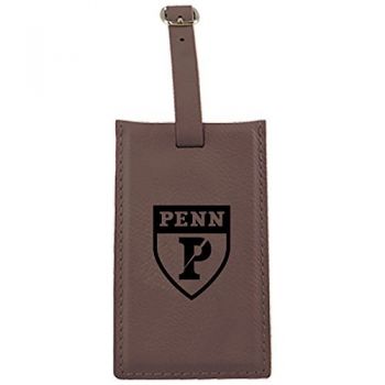 Travel Baggage Tag with Privacy Cover - Penn Quakers