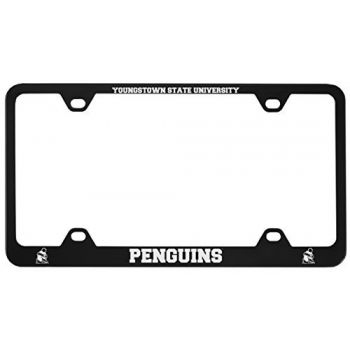 Stainless Steel License Plate Frame - Youngstown State Penguins