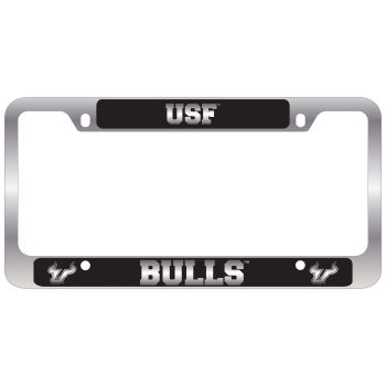 Stainless Steel License Plate Frame - South Florida Bulls