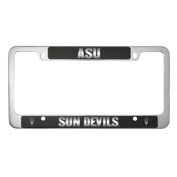 Stainless Steel License Plate Frame - ASU Sun Devils