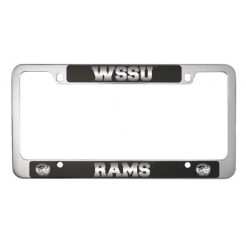 Stainless Steel License Plate Frame - Winston-Salem State University 