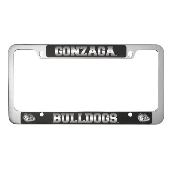 Stainless Steel License Plate Frame - Gonzaga Bulldogs