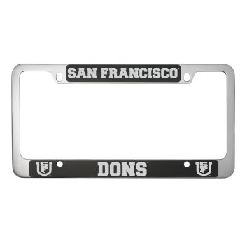 Stainless Steel License Plate Frame - San Francisco Dons