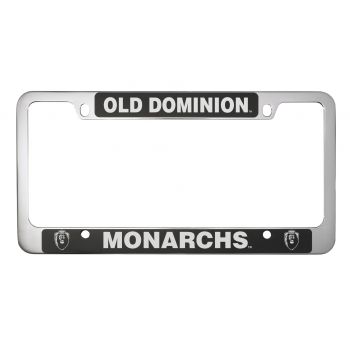 Stainless Steel License Plate Frame - Old Dominion Monarchs