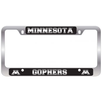 Stainless Steel License Plate Frame - Minnesota Gophers