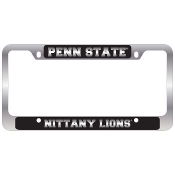 Stainless Steel License Plate Frame - Penn State Lions