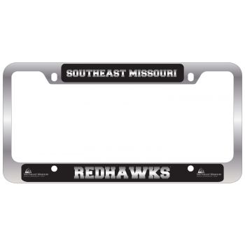 Stainless Steel License Plate Frame - SEASTMO Red Hawks