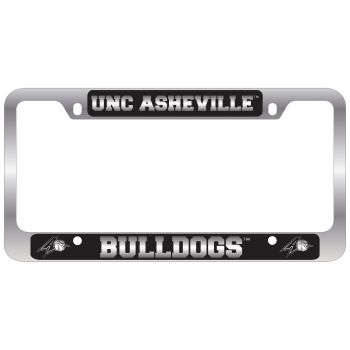 Stainless Steel License Plate Frame - UNC Asheville Bulldogs