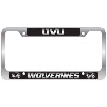 Stainless Steel License Plate Frame - UVU Wolverines