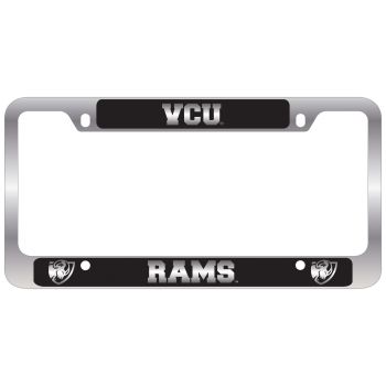 Stainless Steel License Plate Frame - VCU Rams