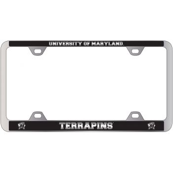 Stainless Steel License Plate Frame - Maryland Terrapins
