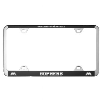 Stainless Steel License Plate Frame - Minnesota Gophers