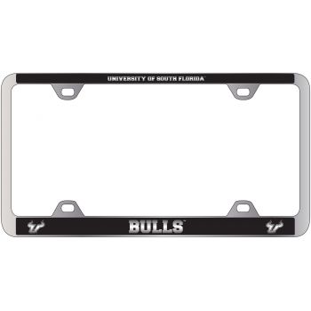 Stainless Steel License Plate Frame - South Florida Bulls