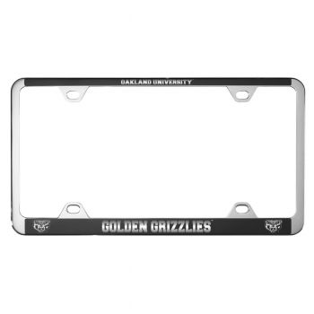 Stainless Steel License Plate Frame - Oakland Grizzlies