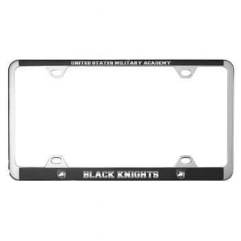 Stainless Steel License Plate Frame - Army Black Knights