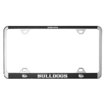 Stainless Steel License Plate Frame - Gonzaga Bulldogs