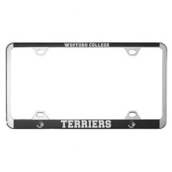 Stainless Steel License Plate Frame - Wofford Terriers