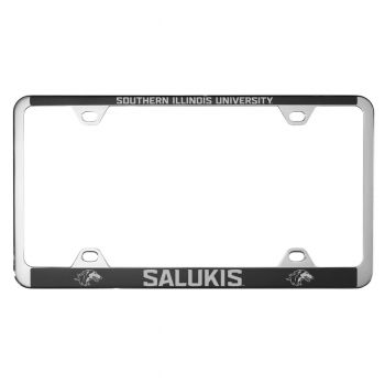 Stainless Steel License Plate Frame - Southern Illinois Salukis