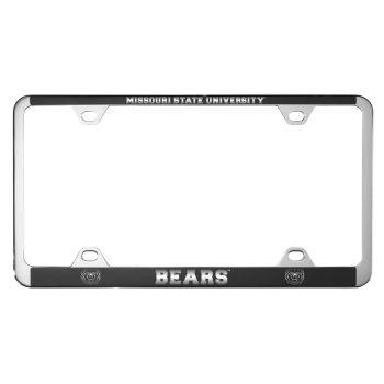 Stainless Steel License Plate Frame - Missouri State Bears