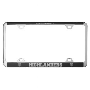 Stainless Steel License Plate Frame - Radford Highlanders