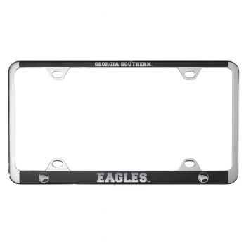 Stainless Steel License Plate Frame - Georgia Southern Eagles