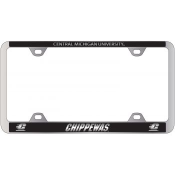 Stainless Steel License Plate Frame - Central Michigan Chippewas