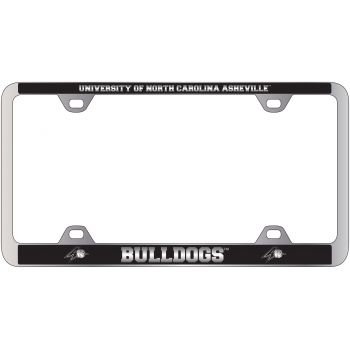 Stainless Steel License Plate Frame - UNC Asheville Bulldogs