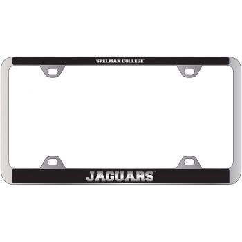 Stainless Steel License Plate Frame - Spelman jaguars