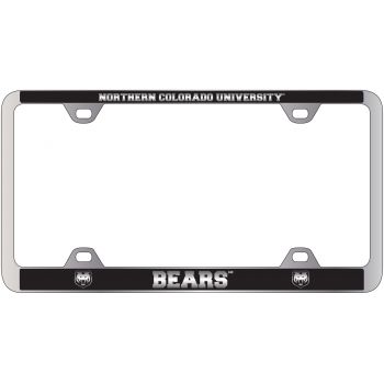 Stainless Steel License Plate Frame - Northern Colorado Bears