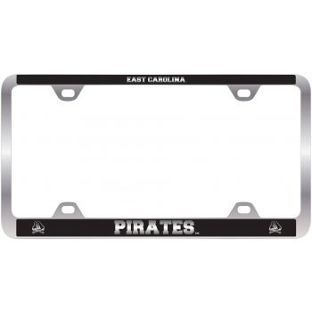 Stainless Steel License Plate Frame - Eastern Carolina Pirates