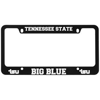Stainless Steel License Plate Frame - Tennessee State Tigers